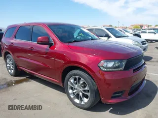 2019 Dodge Durango GT Plus z VIN 1C4RDHDGXKC582353, wystawiony jako IAAI lot #42140686 z przebiegiem 117 553 mil mil oraz . Historia ofert i sprzedaży dostępna na DreamBid. Obrazek 1.