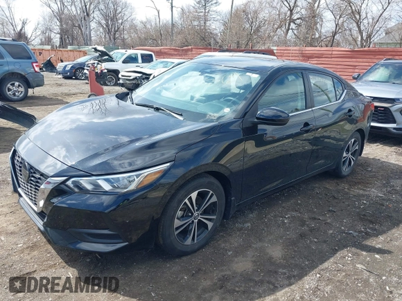 2021 Nissan Sentra SV with VIN 3N1AB8CV0MY289772, listed as a IAAI auction lot 41876197 with 18,124 mi miles and . Bid and sale history available at DreamBid. Image 2.