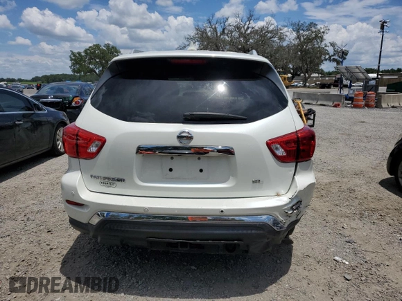 2019 Nissan Pathfinder SL with VIN 5N1DR2MNXKC652937, listed as a Copart auction lot 60358885 with 56,662 mi miles and Non repairable. Bid and sale history available at DreamBid. Image 6.