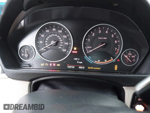 2017 BMW 3 Series 340i xDrive with VIN WBA8B7G34HNU38277, listed as a IAAI auction lot 41854202 with 150,732 mi miles and . Bid and sale history available at DreamBid. Image 7.