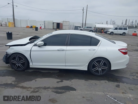 2016 Honda Accord Sport with VIN 1HGCR2F51GA057024, listed as a IAAI auction lot 42455009 with 106,420 mi miles and . Bid and sale history available at DreamBid. Image 15.