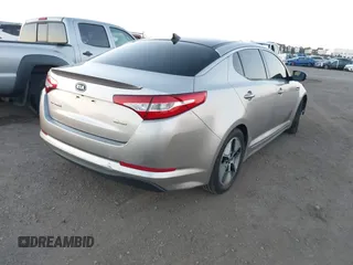 2012 Kia Optima Hybrid with VIN KNAGM4AD0C5016344, listed as a IAAI auction lot 41609544 with 149,986 mi miles. Bid and sale history available at carsss.com. Image 4.