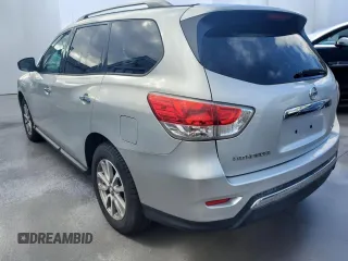 2016 Nissan Pathfinder S with VIN 5N1AR2MM4GC64869, listed as a Copart auction lot 52906705 with 91,118 mi miles and Clean Title. Bid and sale history available at carsss.com. Image 3.