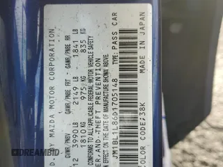 2013 Mazda 3 i Touring with VIN JM1BL1L86D1705148, listed as a Copart auction lot 76975804 with 73,900 mi miles and Salvage title. Bid and sale history available at DreamBid. Image 13.