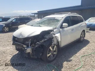 2015 Nissan Pathfinder SL with VIN 5N1AR2MM0FC639727, listed as a Copart auction lot 63782025 with Not provided miles and Salvage title. Bid and sale history available at DreamBid. Image 1.