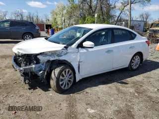 2018 Nissan Sentra SV z VIN 3N1AB7AP2JY262454, wystawiony jako Copart lot #52227965 z przebiegiem 17 091 mil mil oraz Szkoda całkowita • Salvage title. Historia ofert i sprzedaży dostępna na DreamBid. Obrazek 1.