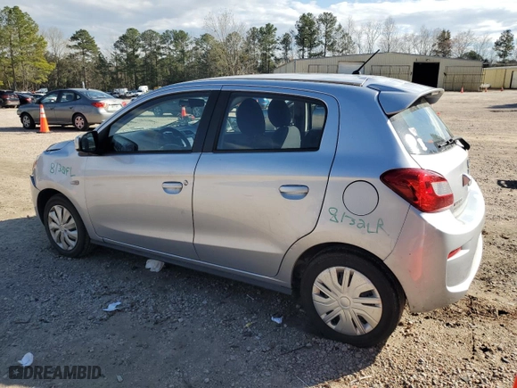 2020 Mitsubishi Mirage ES with VIN ML32A3HJXLH006062, listed as a Copart auction lot 49375735 with 59,057 mi miles and Salvage Title. Bid and sale history available at carsss.com. Image 2.
