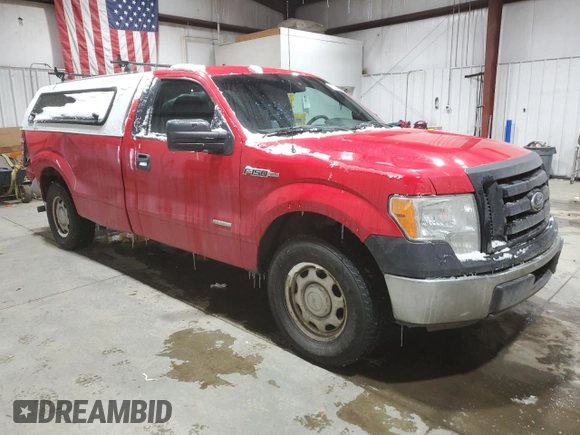 2012 Ford F-150 XL with VIN 1FTNF1CT4CKD70666, listed as a Copart auction lot 43207175 with 202,366 mi miles and Salvage title. Bid and sale history available at DreamBid. Image 4.