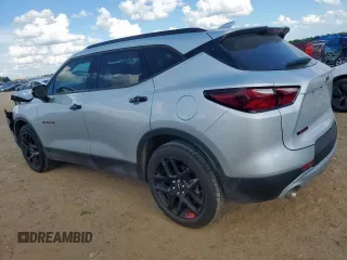 2020 Chevrolet Blazer LT with VIN 3GNKBCRS9LS654623, listed as a Copart auction lot 62659195 with 41,682 mi miles and Salvage title. Bid and sale history available at DreamBid. Image 2.