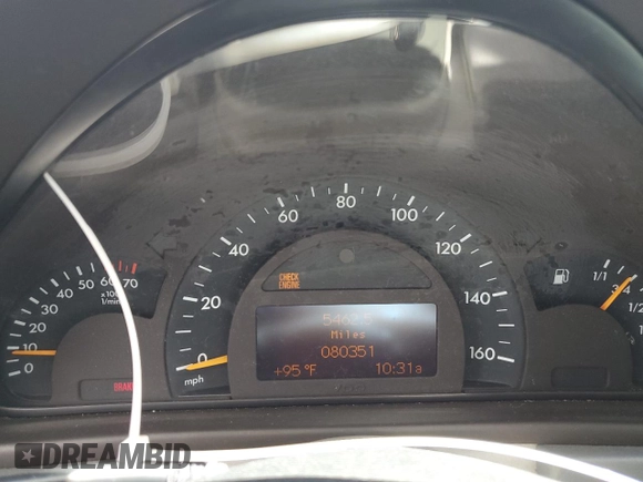 2004 Mercedes-Benz C 230 Kompressor with VIN WDBRF40J04F548247, listed as a Copart auction lot 58189555 with 80,351 mi miles and Salvage title. Bid and sale history available at DreamBid. Image 9.