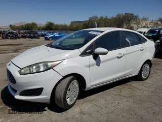 2014 Ford Fiesta S with VIN 3FADP4AJ2EM171595, listed as a Copart auction lot 60674985 with 123,805 mi miles and Salvage title. Bid and sale history available at DreamBid. Image 1.