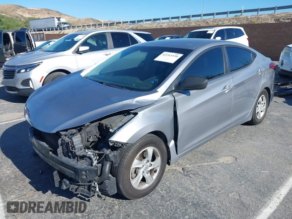 2015 Hyundai Elantra SE with VIN 5NPDH4AE7FH636230, listed as a IAAI auction lot 42243538 with 104,634 mi miles and . Bid and sale history available at DreamBid. Image 2.