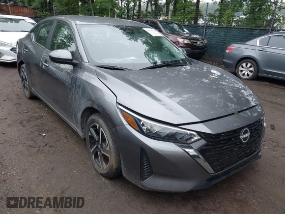 2024 Nissan Sentra SV with VIN 3N1AB8CV2RY332015, listed as a IAAI auction lot 42504126 with 21,009 mi miles and . Bid and sale history available at DreamBid. Image 1.