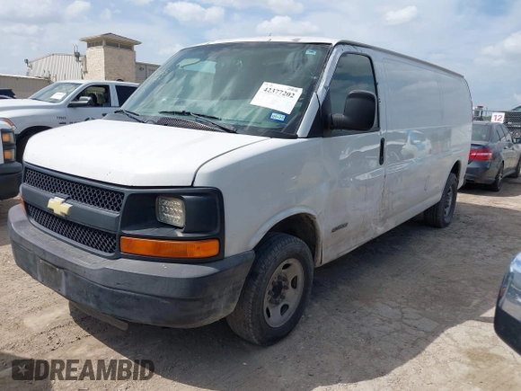 2004 Chevrolet Express Cargo with VIN 1GCGG29V841211032, listed as a IAAI auction lot 42377202 with 281,446 mi miles and . Bid and sale history available at DreamBid. Image 2.