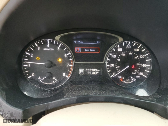 2013 Nissan Altima 2.5 S with VIN 1N4AL3AP7DN484224, listed as a Copart auction lot 51225465 with 259,984 mi miles and Salvage Title. Bid and sale history available at carsss.com. Image 9.