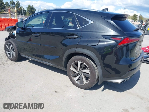 2020 Lexus NX with VIN JTJGARDZ4L2235032, listed as a IAAI auction lot 41924292 with 46,674 mi miles. Bid and sale history available at carsss.com. Image 3.