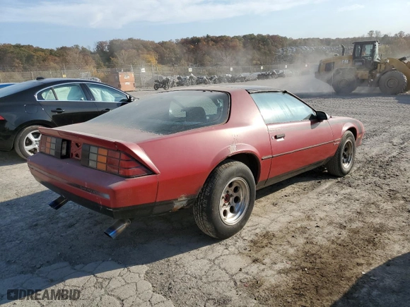 1987 Chevrolet Camaro with VIN 1G1FP21H9HN178373, listed as a Copart auction lot 78016374 with 396 mi miles and Clean Title. Bid and sale history available at carsss.com. Image 3.