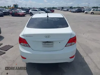 2014 Hyundai Accent GLS with VIN KMHCU4AE6EU766796, listed as a IAAI auction lot 41933743 with 99,142 mi miles. Bid and sale history available at carsss.com. Image 16.