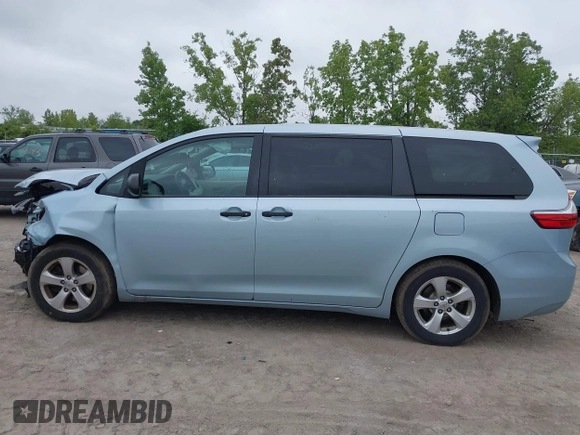 2016 Toyota Sienna L with VIN 5TDZK3DC5GS710011, listed as a IAAI auction lot 42358731 with 119,104 mi miles and . Bid and sale history available at DreamBid. Image 15.