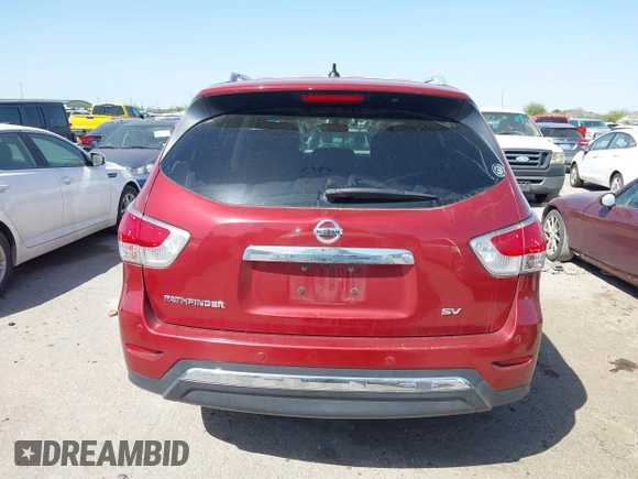 2016 Nissan Pathfinder S with VIN 5N1AR2MN5GC631410, listed as a IAAI auction lot 41851832 with 198,670 mi miles and . Bid and sale history available at DreamBid. Image 16.