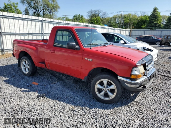 1998 Ford Ranger XL with VIN 1FTYR10C4WTA39478, listed as a Copart auction lot 58703755 with 167,709 mi miles and Salvage title. Bid and sale history available at DreamBid. Image 4.