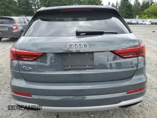 2020 Audi Q3 Premium with VIN WA1AECF31L1002342, listed as a Copart auction lot 60729665 with 29,154 mi miles and Salvage title. Bid and sale history available at DreamBid. Image 6.