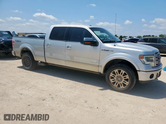 2013 Ford F-150 XL with VIN 1FTFW1ET1DFD25776, listed as a Copart auction lot 61003205 with 117,241 mi miles and Clean title. Bid and sale history available at DreamBid. Image 4.
