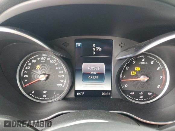 2015 Mercedes-Benz C-Class C 300 with VIN 55SWF4JB5FU064947, listed as a Copart auction lot 51788075 with 69,378 mi miles and Salvage Title. Bid and sale history available at carsss.com. Image 9.