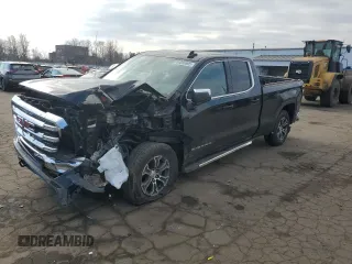 2019 GMC Sierra 1500 SLE z VIN 1GTR9BED4KZ314754, wystawiony jako Copart lot #89085995 z przebiegiem 55 972 mil mil oraz Szkoda całkowita • Salvage title. Historia ofert i sprzedaży dostępna na DreamBid. Obrazek 1.