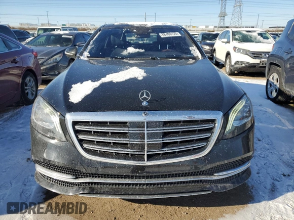 2018 Mercedes-Benz S 560 with VIN WDDUG8GB5JA382224, listed as a Copart auction lot 88408125 with 80,825 mi miles and Salvage Title. Bid and sale history available at carsss.com. Image 5.