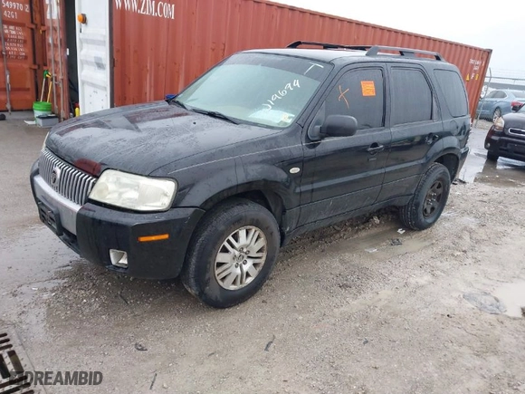 2007 Mercury Mariner Premier with VIN 4M2CU87167KJ19694, listed as a IAAI auction lot 41496611 with 219,031 mi miles. Bid and sale history available at carsss.com. Image 2.