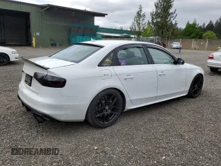2013 Audi S4 Premium Plus z VIN WAUBGAFL4DA163369, wystawiony jako Copart lot #56471525 z przebiegiem 157 916 mil mil oraz Szkoda całkowita • Salvage title. Historia ofert i sprzedaży dostępna na DreamBid. Obrazek 3.
