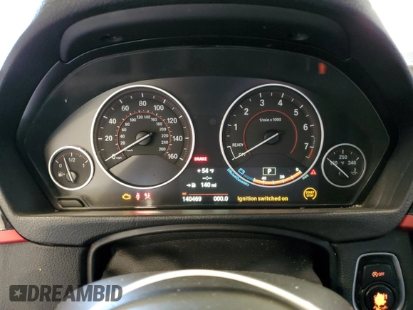 2014 BMW 4 Series 428i xDrive with VIN WBA3N5C59EF716268, listed as a Copart auction lot 52715315 with 140,469 mi miles and Clean Title. Bid and sale history available at carsss.com. Image 9.