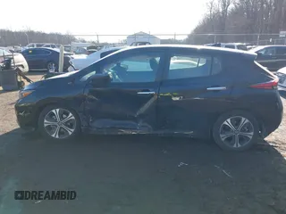 2022 Nissan LEAF SV with VIN 1N4AZ1CV9NC561705, listed as a IAAI auction lot 41465860 with 19,549 mi miles and . Bid and sale history available at DreamBid. Image 14.