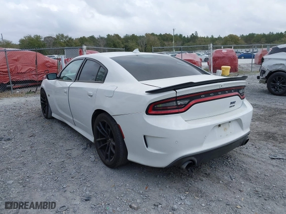 2020 Dodge Charger Scat Pack with VIN 2C3CDXGJ9LH114575, listed as a IAAI auction lot 41682792 with 137,321 mi miles. Bid and sale history available at carsss.com. Image 3.