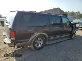 2000 Ford Excursion Limited with VIN 1FMNU42F5YEA90629, listed as a Copart auction lot 58949025 with 449,482 mi miles and Salvage title. Bid and sale history available at DreamBid. Image 3.