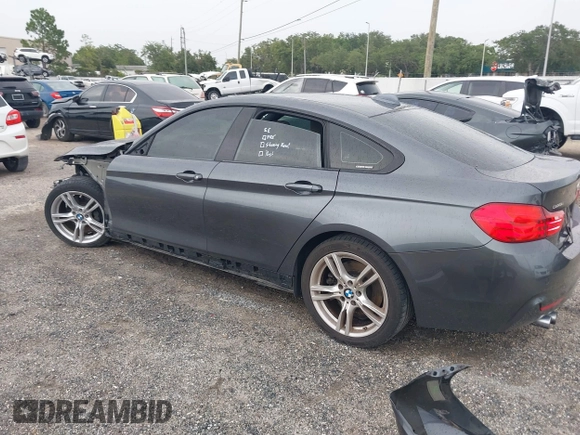 2017 BMW 4 Series 430i z VIN WBA4F7C57HG786475, wystawiony jako IAAI lot #42619080 z przebiegiem 88 784 mil mil oraz . Historia ofert i sprzedaży dostępna na DreamBid. Obrazek 3.
