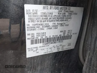 2008 Ford Taurus Limited with VIN 1FAHP25W28G119555, listed as a IAAI auction lot 42183800 with 178,563 mi miles and . Bid and sale history available at DreamBid. Image 9.