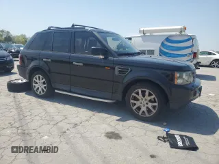 2007 Land Rover Range Rover Sport HSE with VIN SALSF25487A983814, listed as a Copart auction lot 53073785 with 189,850 mi miles and Salvage Title. Bid and sale history available at DreamBid. Image 4.