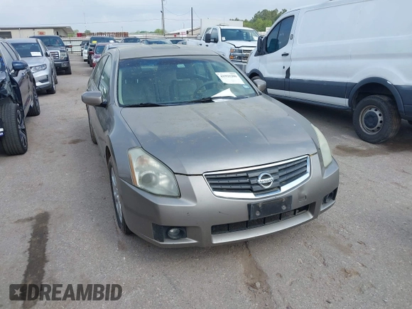 2007 Nissan Maxima 3.5 SE with VIN 1N4BA41E27C851254, listed as a IAAI auction lot 41925206 with 119,629 mi miles. Bid and sale history available at carsss.com. Image 1.