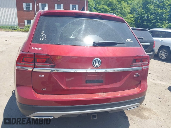 2019 Volkswagen Atlas SE with VIN 1V2UR2CA4KC553905, listed as a IAAI auction lot 42401734 with 71,405 mi miles and . Bid and sale history available at DreamBid. Image 16.