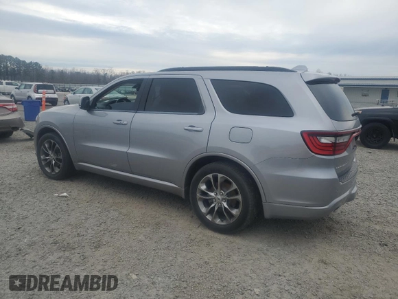 2020 Dodge Durango GT Plus с VIN 1C4RDHDG7LC164513, выставлен на аукционе Copart как лот 87946755 с пробегом Не указан миль и Списание • Salvage title. История ставок и продаж доступна на DreamBid. Изображение 2.