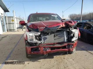 2018 Ford F-150 XL with VIN 1FTFW1E52JKC11290, listed as a Copart auction lot 49002275 with 51,684 mi miles and Salvage Title. Bid and sale history available at DreamBid. Image 5.