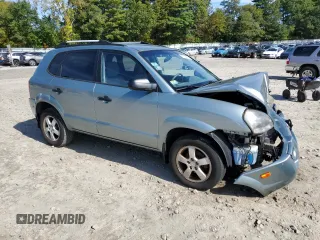 2007 Hyundai Tucson GLS with VIN KM8JM12B07U632606, listed as a Copart auction lot 71704864 with 136,655 mi miles and Clean Title. Bid and sale history available at carsss.com. Image 4.