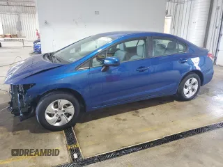 2015 Honda Civic LX z VIN 19XFB2F58FE254705, wystawiony jako Copart lot #55727615 z przebiegiem 81 646 mil mil oraz Szkoda całkowita • Salvage title. Historia ofert i sprzedaży dostępna na DreamBid. Obrazek 1.