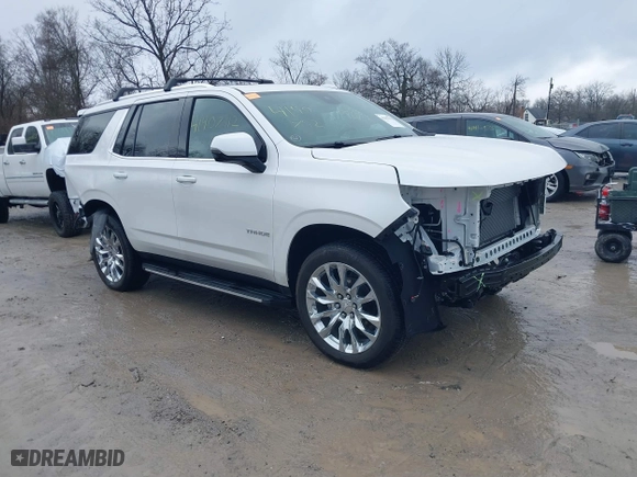 2024 Chevrolet Tahoe LT with VIN 1GNSKNKD8RR306847, listed as a IAAI auction lot 41407912 with 3,008 mi miles. Bid and sale history available at carsss.com. Image 1.