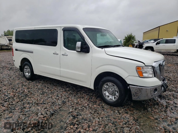 2018 Nissan NV 3500 HD SL z VIN 5BZAF0AAXJN853388, wystawiony jako Copart lot #57312075 z przebiegiem 134 154 mil mil oraz Szkoda całkowita • Salvage title. Historia ofert i sprzedaży dostępna na DreamBid. Obrazek 1.