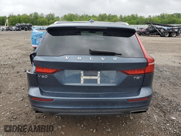 2022 Volvo V60 with VIN YV4102WK5N2093177, listed as a Copart auction lot 57644385 with 66,550 mi miles and Salvage title. Bid and sale history available at DreamBid. Image 6.