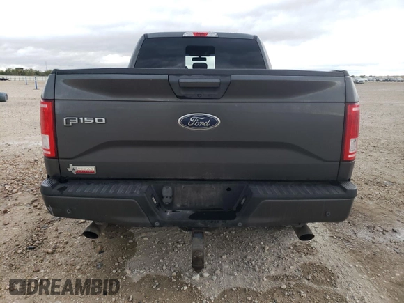2017 Ford F-150 XL with VIN 1FTEX1CF6HFA97169, listed as a Copart auction lot 81240734 with 64,992 mi miles and Salvage Title. Bid and sale history available at carsss.com. Image 6.