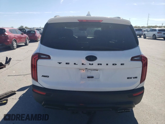 2021 Kia Telluride EX with VIN 5XYP3DHC3MG136781, listed as a Copart auction lot 47560575 with 59,247 mi miles and Salvage Title. Bid and sale history available at DreamBid. Image 6.